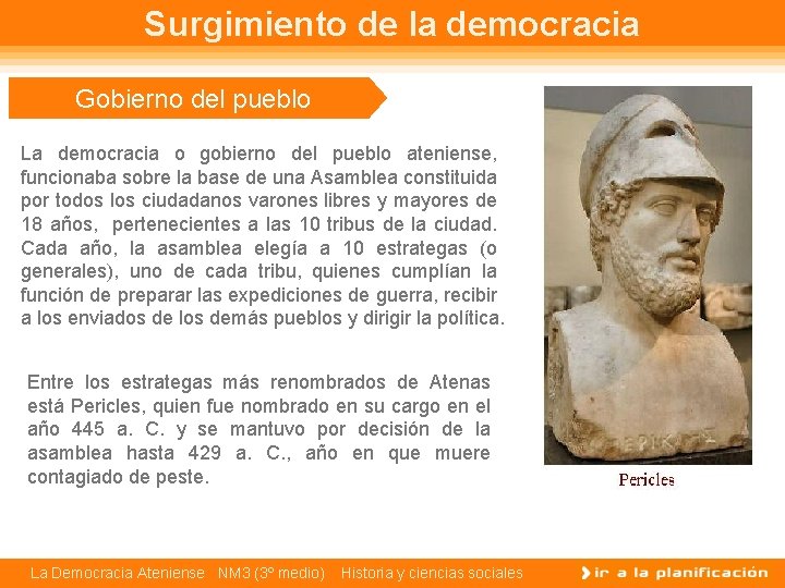 La democracia ateniense NM 3 3 medio Historia