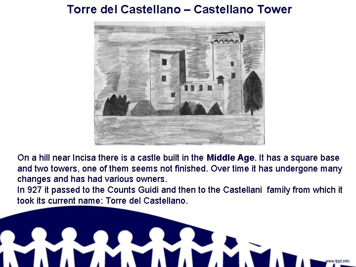 Torre del Castellano – Castellano Tower On a hill near Incisa there is a