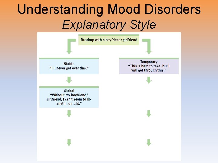 Understanding Mood Disorders Explanatory Style 