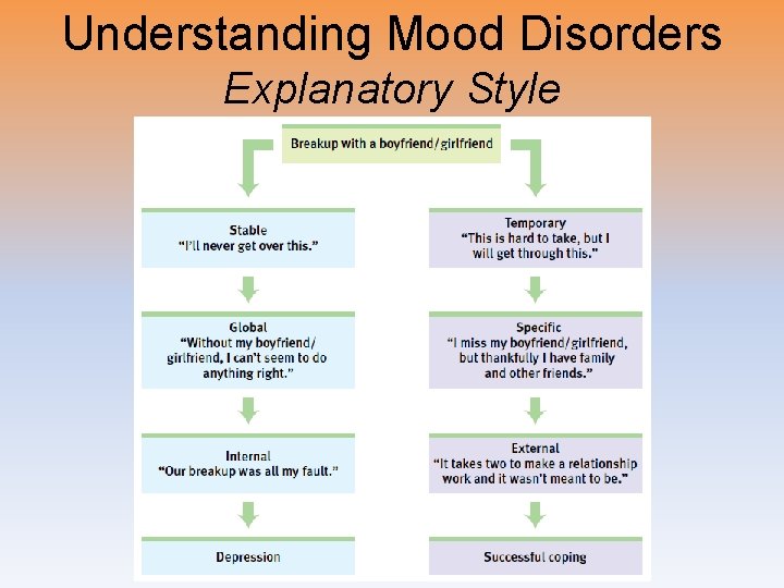 Understanding Mood Disorders Explanatory Style 