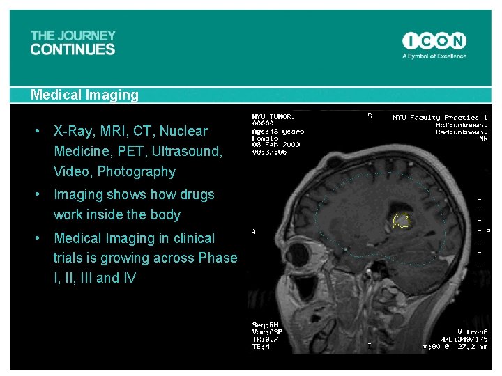 Medical Imaging • X-Ray, MRI, CT, Nuclear Medicine, PET, Ultrasound, Video, Photography • Imaging