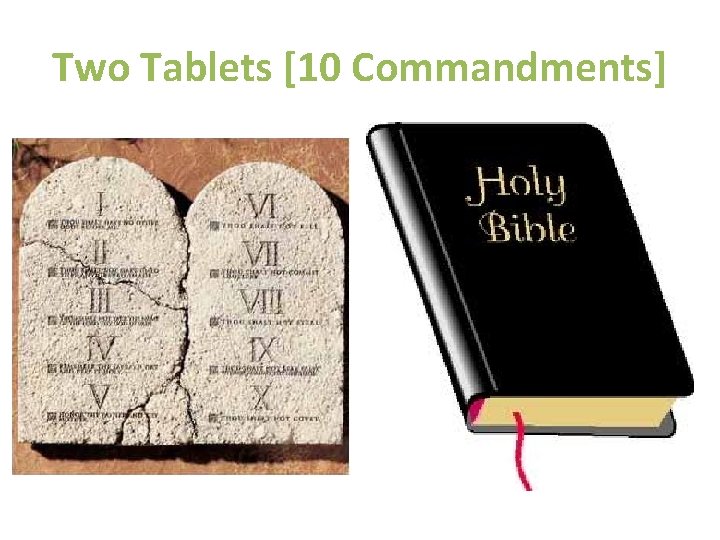 Two Tablets [10 Commandments] 