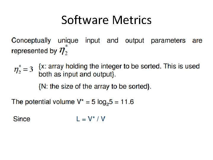 Software Metrics 