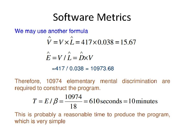 Software Metrics 