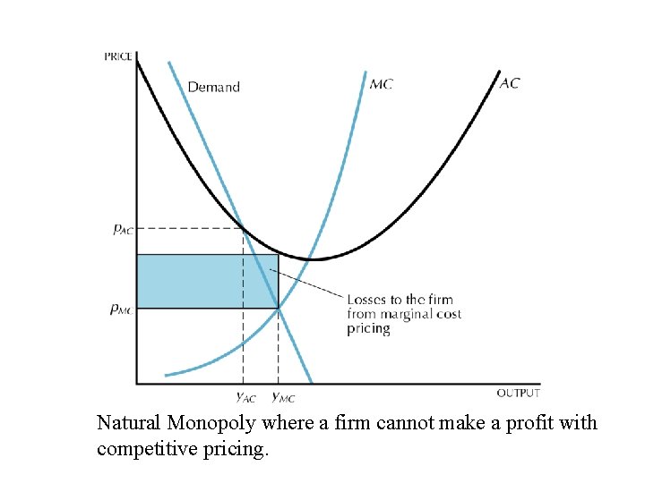 24. 06 Natural Monopoly where a firm cannot make a profit with competitive pricing.