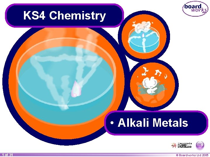 KS 4 Chemistry • Alkali Metals 1 of 31 © Boardworks Ltd 2005 