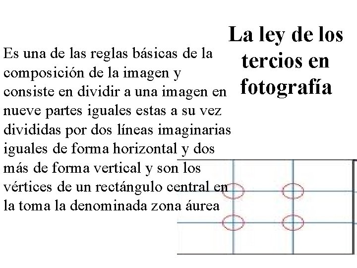 La ley de los Es una de las reglas básicas de la tercios en