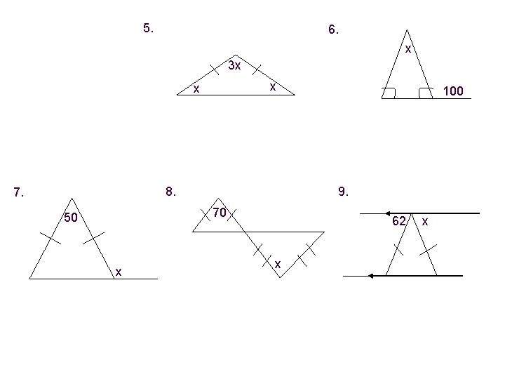 5. 6. x x 3 x 3 x xx x x 8. 7. 100