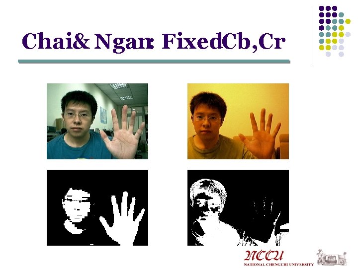 Chai& Ngan: Fixed. Cb, Cr Chai& Ngan: Fixed. Cb, Cr