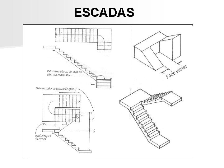ESCADAS ESCADAS