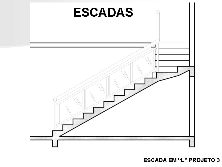 ESCADAS ESCADA EM “L” PROJETO 3 ESCADAS ESCADA EM “L” PROJETO 3