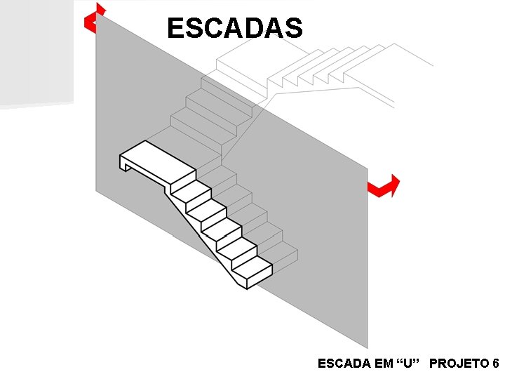 ESCADAS ESCADA EM “U” PROJETO 6 ESCADAS ESCADA EM “U” PROJETO 6