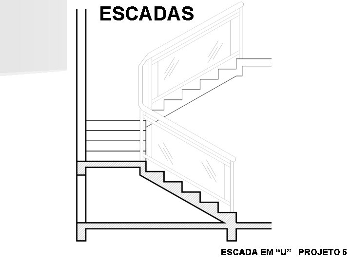 ESCADAS ESCADA EM “U” PROJETO 6 ESCADAS ESCADA EM “U” PROJETO 6