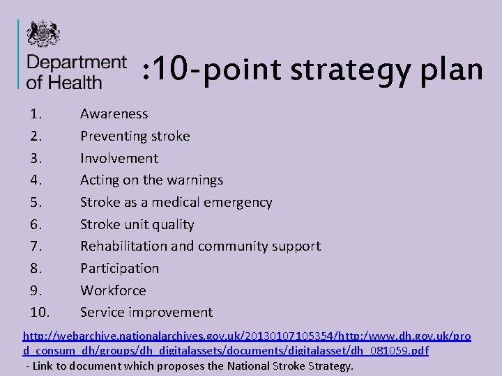 : 10 -point strategy plan 1. 2. 3. 4. 5. 6. 7. 8. 9.