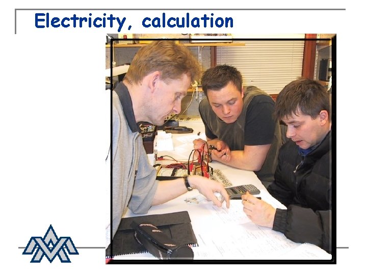 Electricity, calculation 
