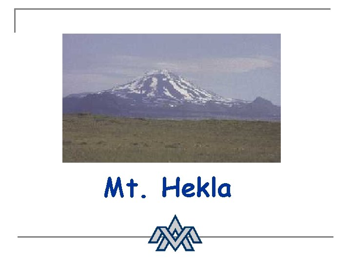 Mt. Hekla 