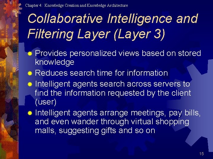 Chapter 4: Knowledge Creation and Knowledge Architecture Collaborative Intelligence and Filtering Layer (Layer 3)