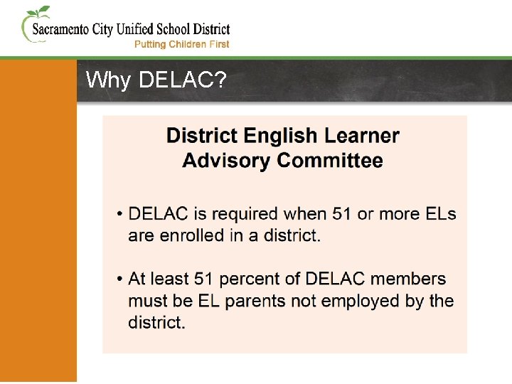 Why DELAC? 