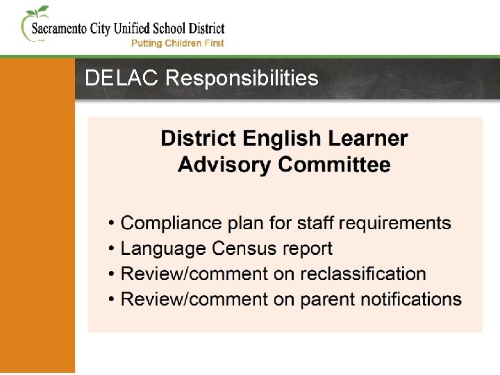 DELAC Responsibilities 