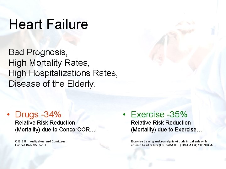 Heart Failure Bad Prognosis, High Mortality Rates, High Hospitalizations Rates, Disease of the Elderly.