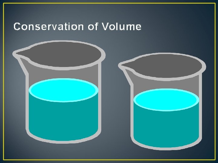 Conservation of Volume 