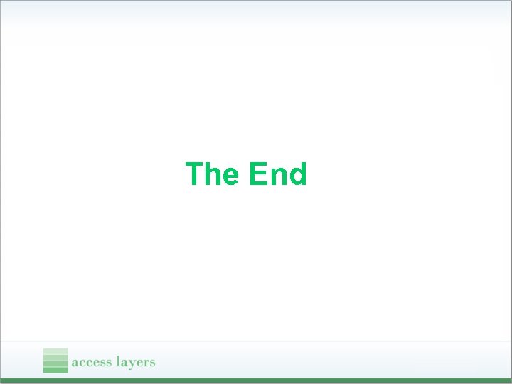The End 