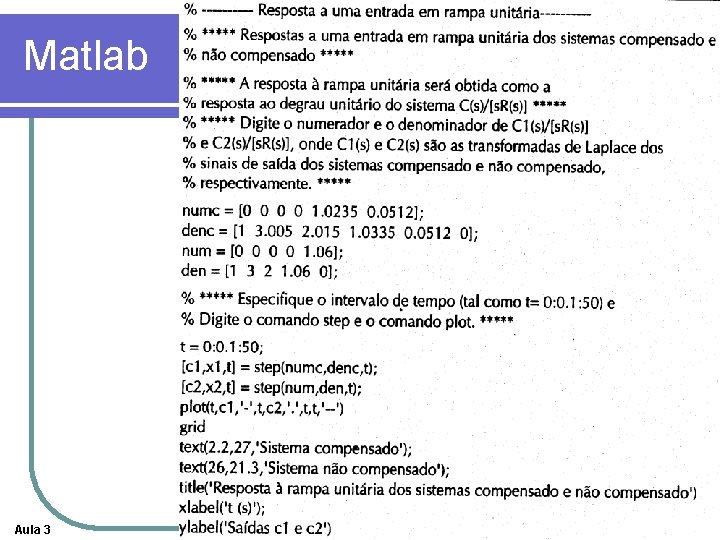 Matlab Aula 3 Matlab Aula 3