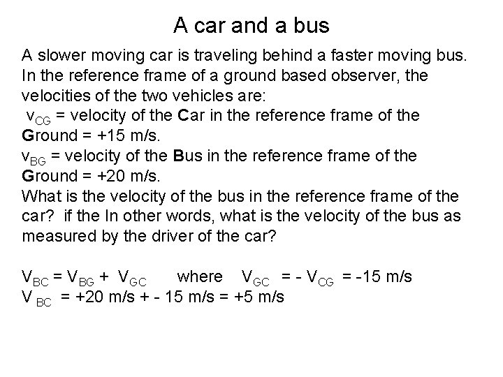 A car and a bus A slower moving car is traveling behind a faster