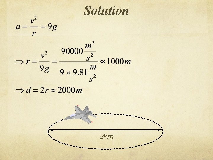 Solution 2 km 