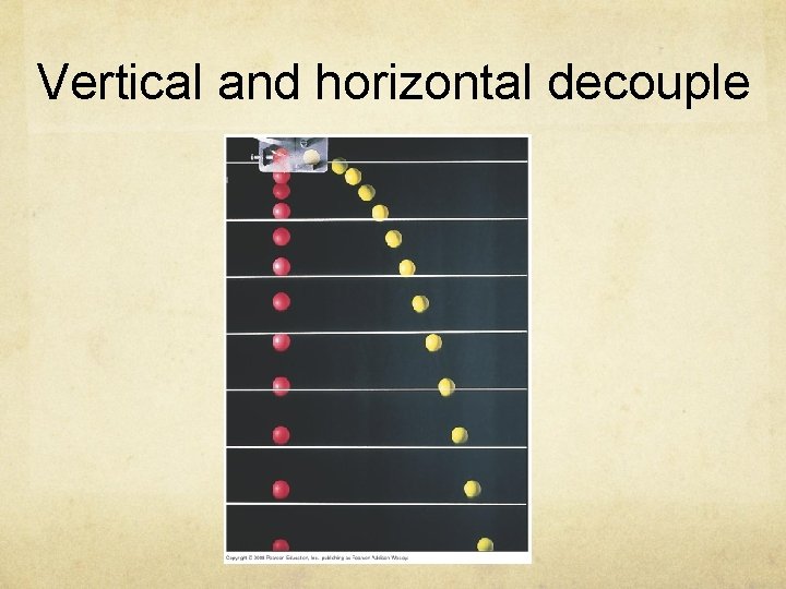 Vertical and horizontal decouple 