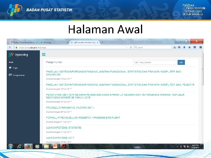 Halaman Awal Halaman Awal
