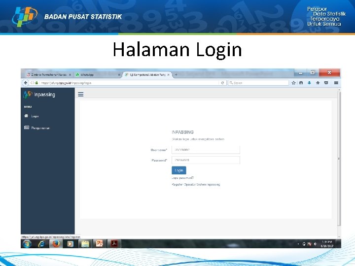 Halaman Login Halaman Login