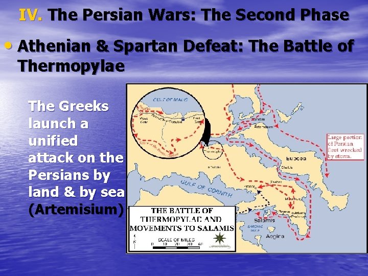 IV. The Persian Wars: The Second Phase • Athenian & Spartan Defeat: The Battle