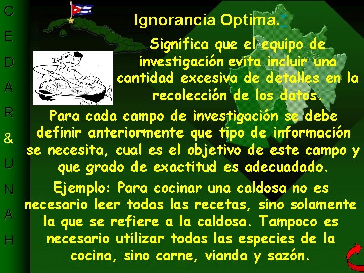 C E D A R & U N A H Ignorancia Optima. * Significa C E D A R & U N A H Ignorancia Optima. * Significa