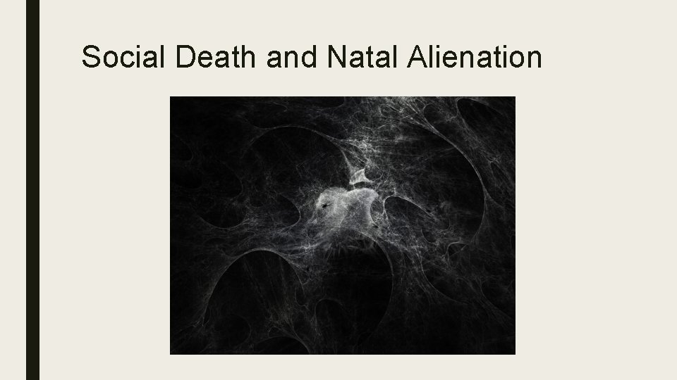 Social Death and Natal Alienation 