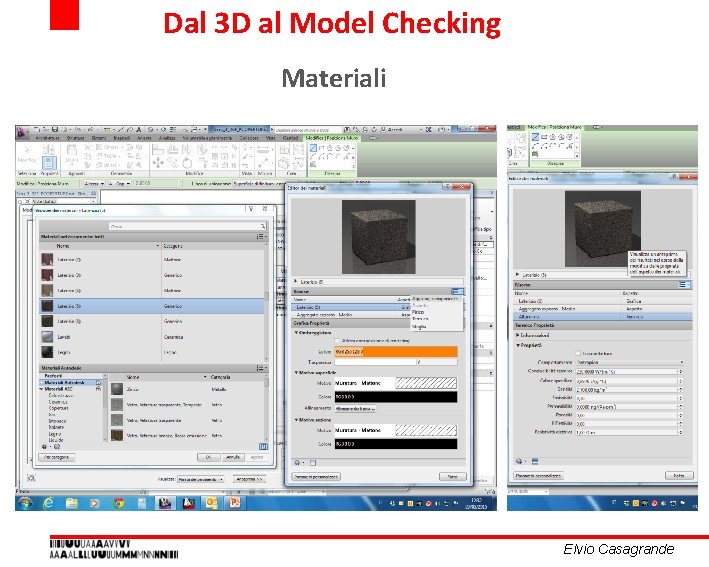 Dal 3 D al Model Checking Materiali Elvio Casagrande Dal 3 D al Model Checking Materiali Elvio Casagrande