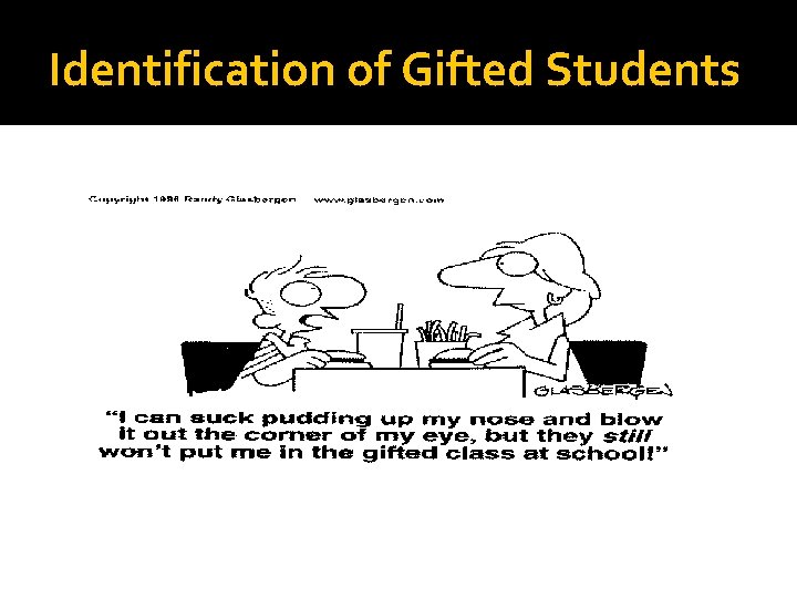 Identification of Gifted Students 