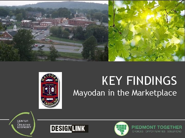 KEY FINDINGS Mayodan in the Marketplace 