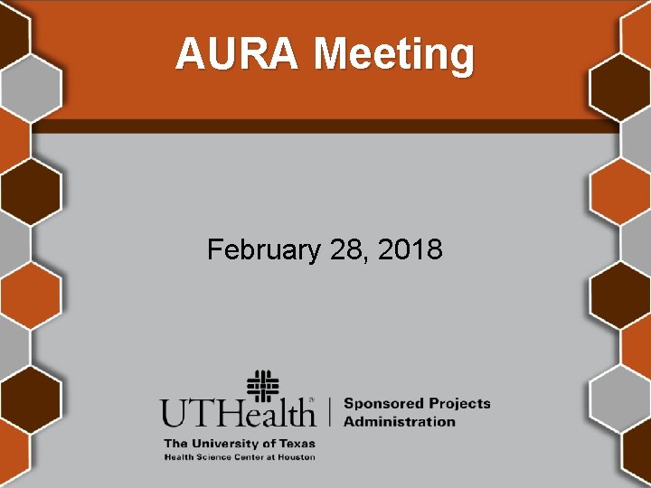 AURA Meeting February 28, 2018 