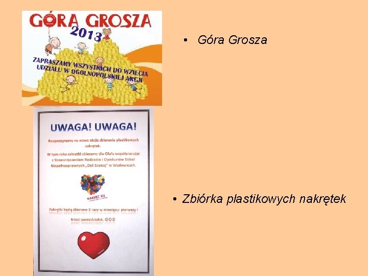  • Góra Grosza • Zbiórka plastikowych nakrętek 