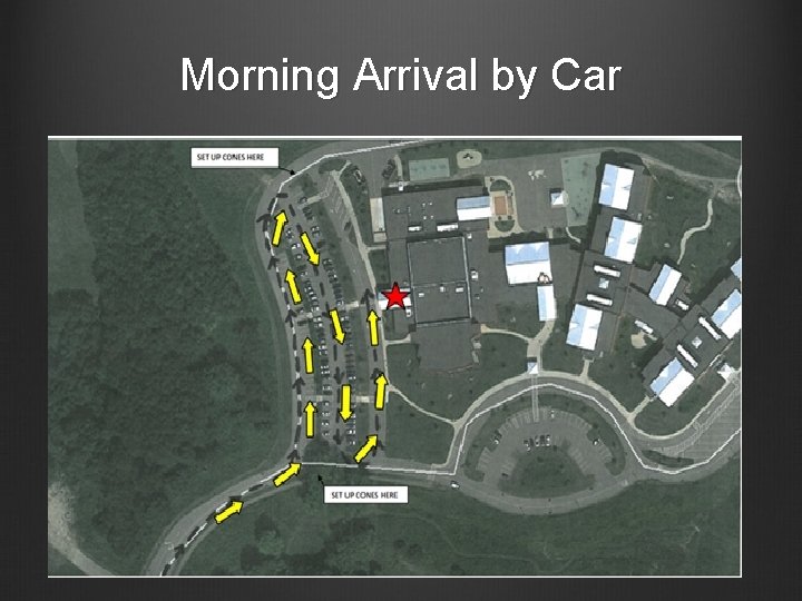 Morning Arrival by Car 