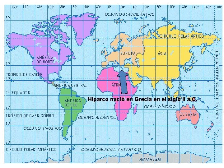 Hiparco nació en Grecia en el siglo II a. C. 