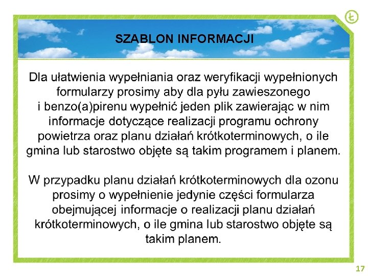 SZABLON INFORMACJI 17 