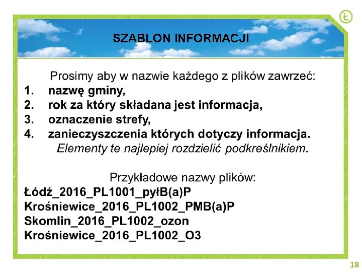 SZABLON INFORMACJI 18 