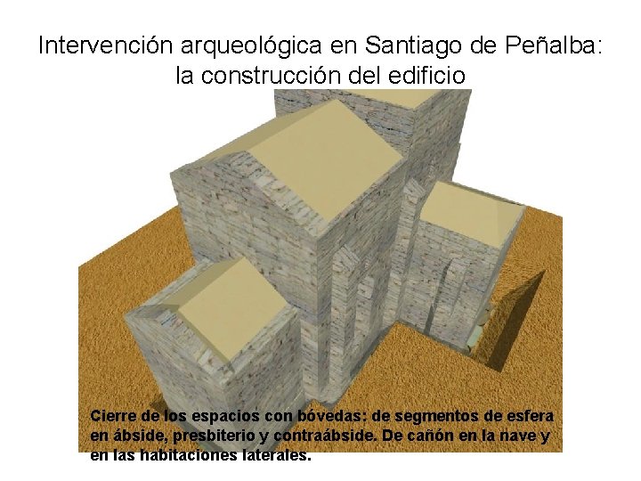 Intervención arqueológica en Santiago de Peñalba: la construcción del edificio Cierre de los espacios