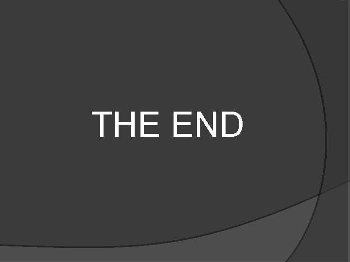 THE END 