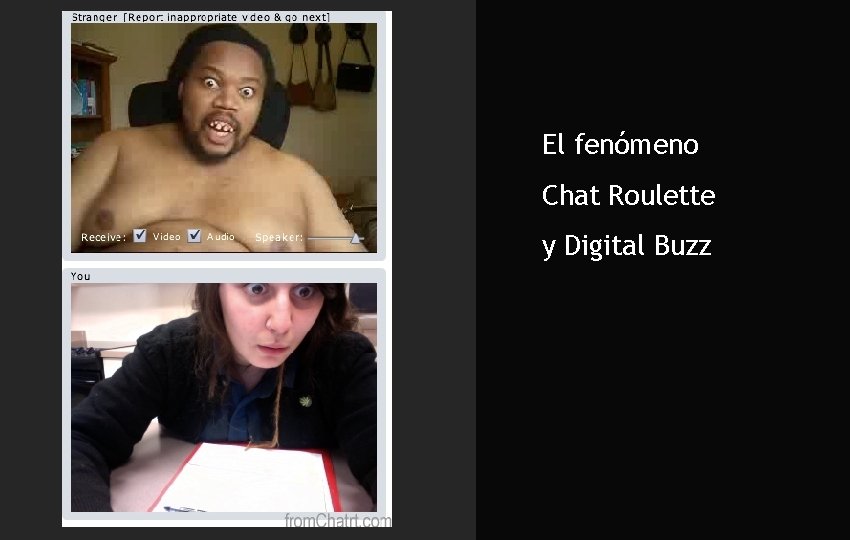 El fenómeno Chat Roulette y Digital Buzz 