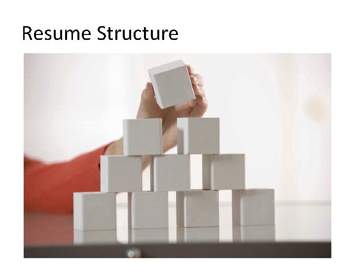 Resume Structure 