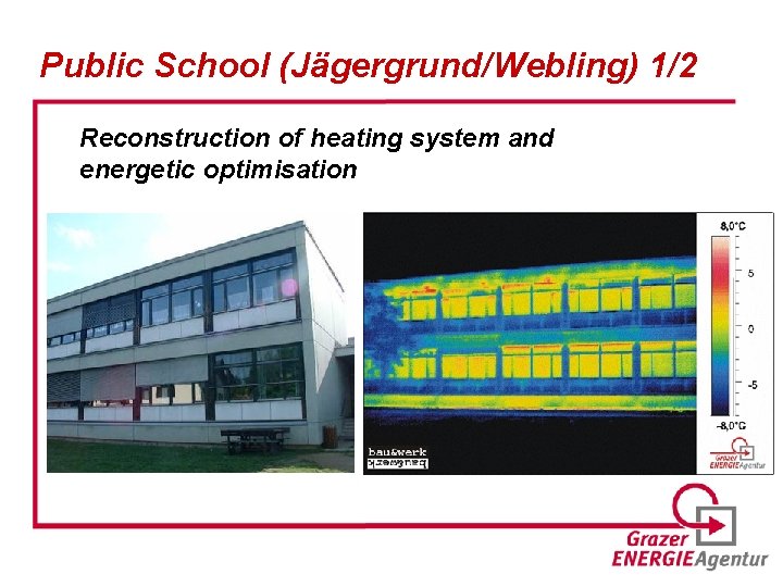 Public School (Jägergrund/Webling) 1/2 Reconstruction of heating system and energetic optimisation 