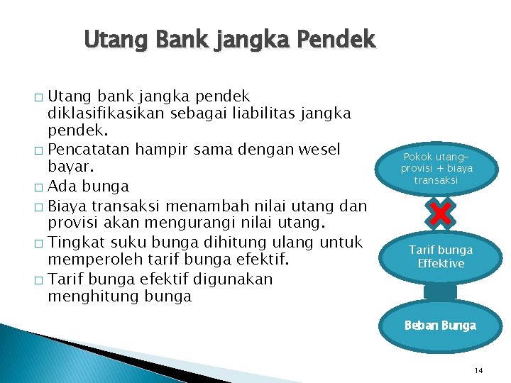 Utang Bank jangka Pendek Utang bank jangka pendek diklasifikasikan sebagai liabilitas jangka pendek. �